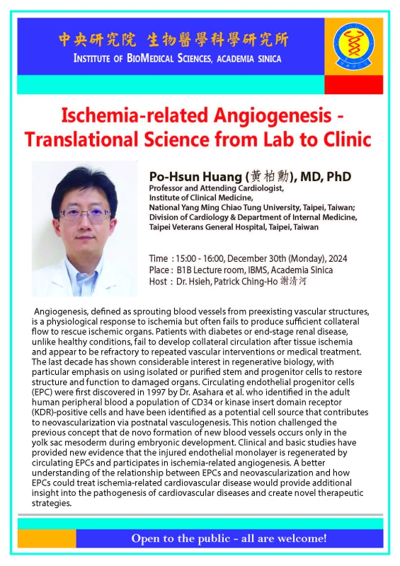 Ischemia-related Angiogenesis-Translational Science from Lab to Clinic